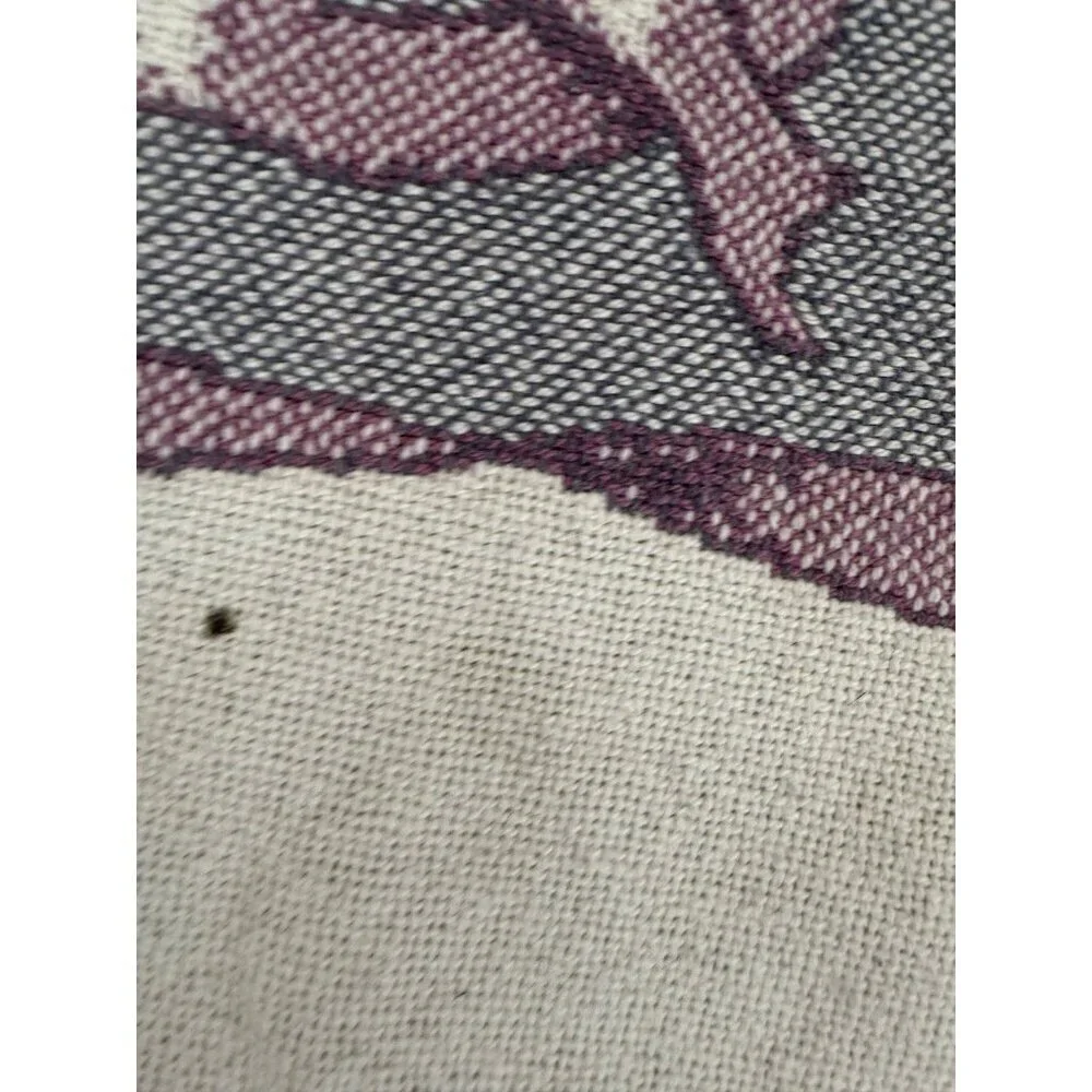 Ballerina Tapestry Throw with Quote & Fringe